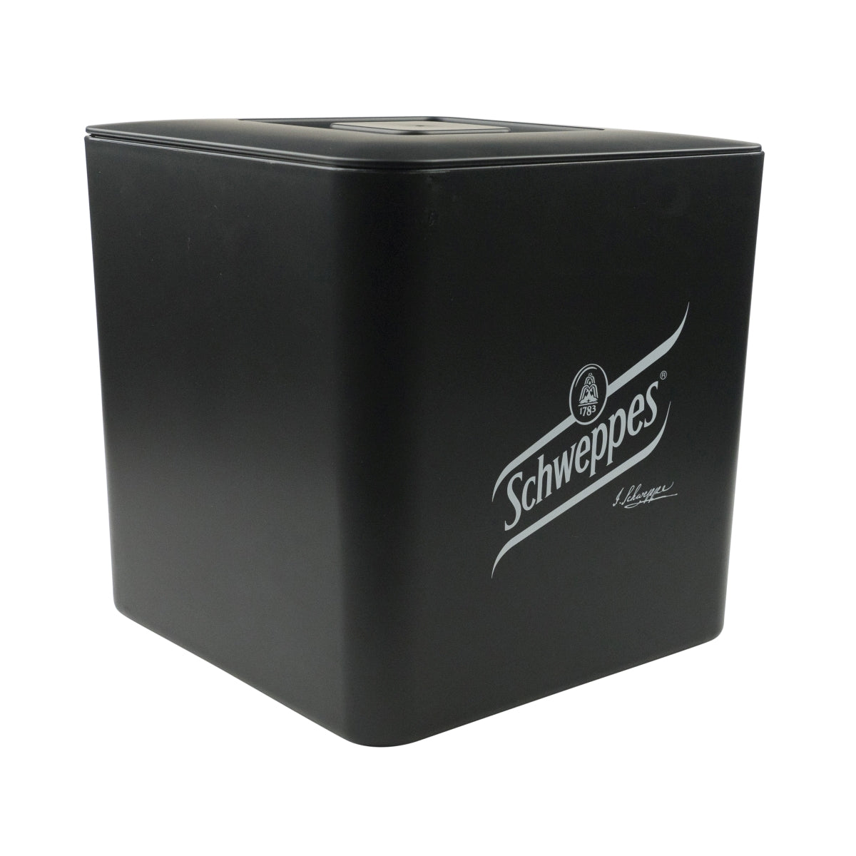 Schweppes Cooler Ice Cube Box 10L Lid Cooler Ice Bucket Bottles Drinks