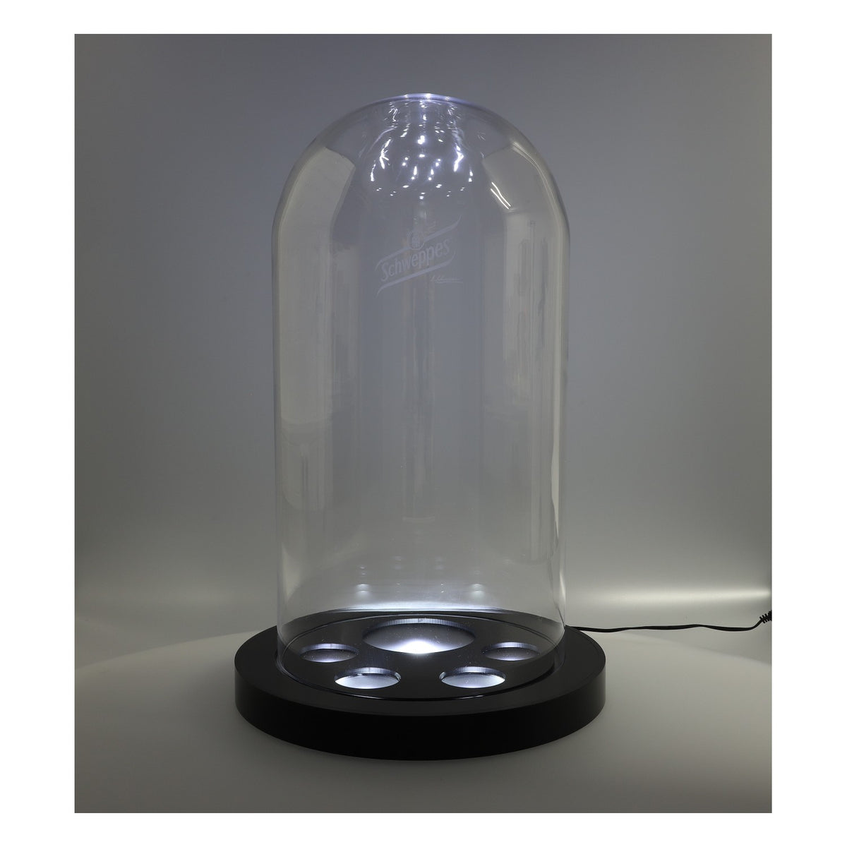 Schweppes LED Glorifier Glass Bell Illuminated Sign Light incl. Power Supply – View 5