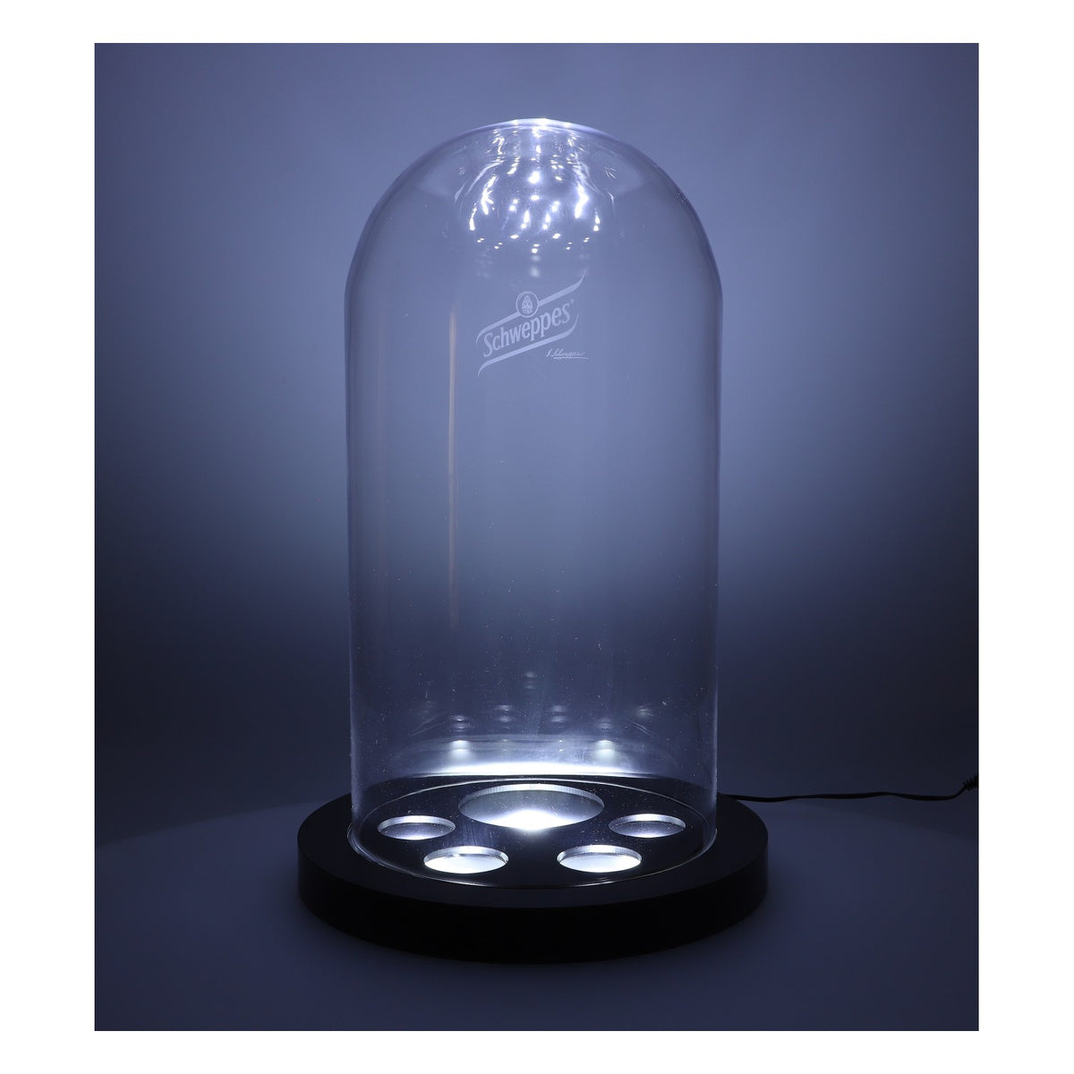 Schweppes LED Glorifier Glass Bell Illuminated Sign Light incl. Power Supply – View 6