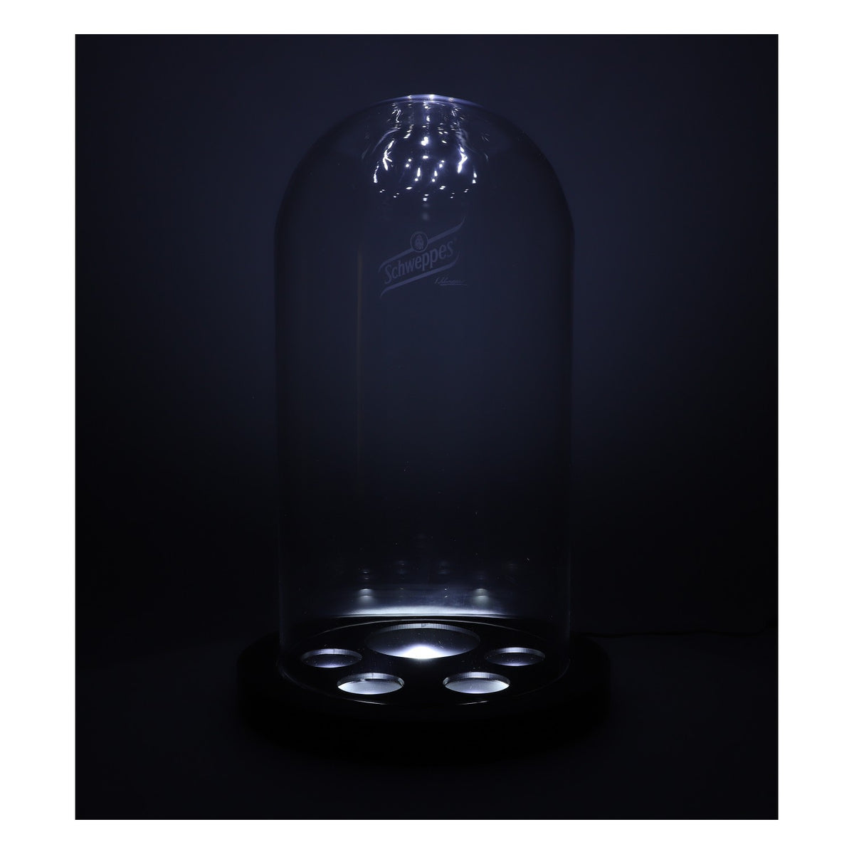 Schweppes LED Glorifier Glass Bell Illuminated Sign Light incl. Power Supply – View 7