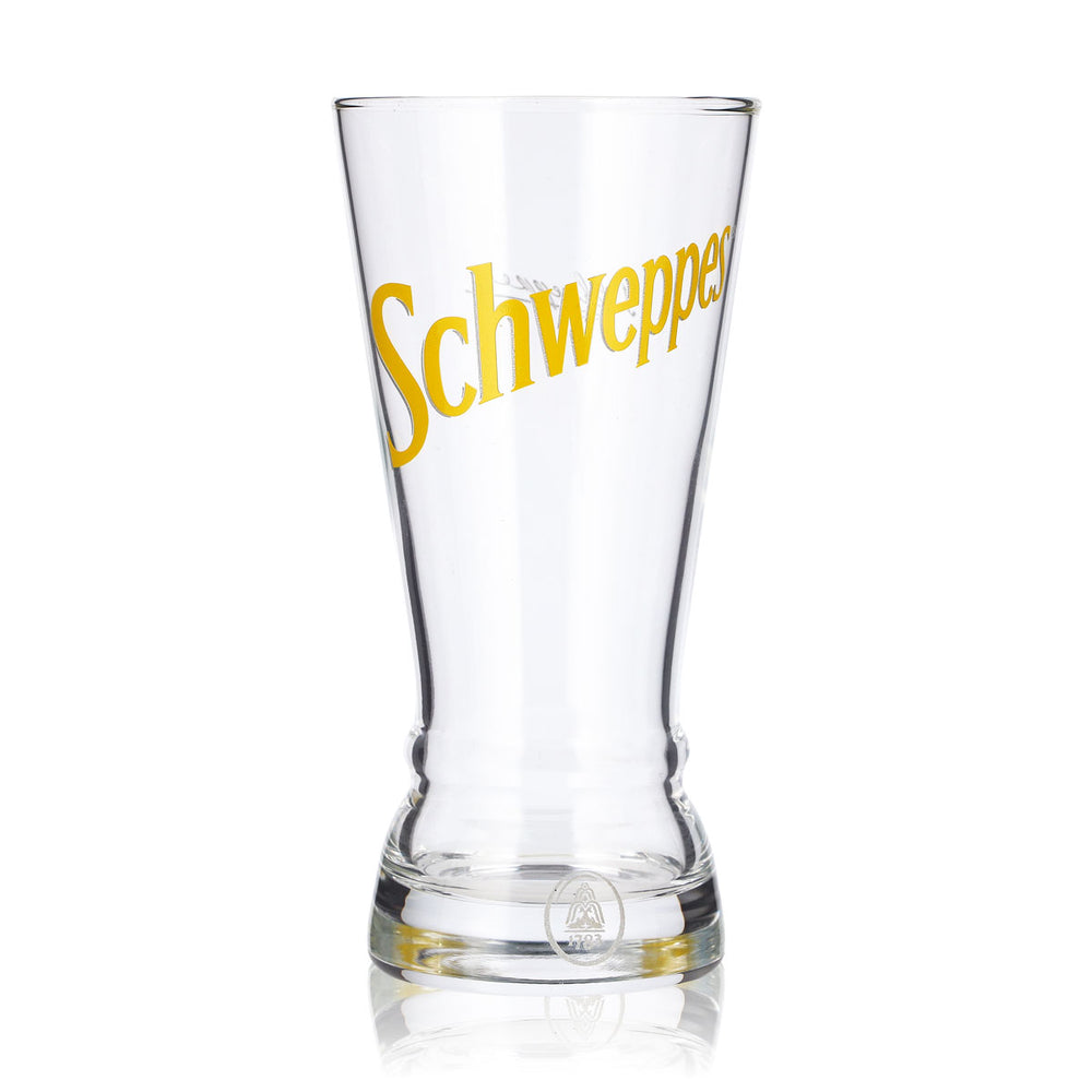 Schweppes Soft Drink Glass 0.3 L Cup with Old Yellow Logo