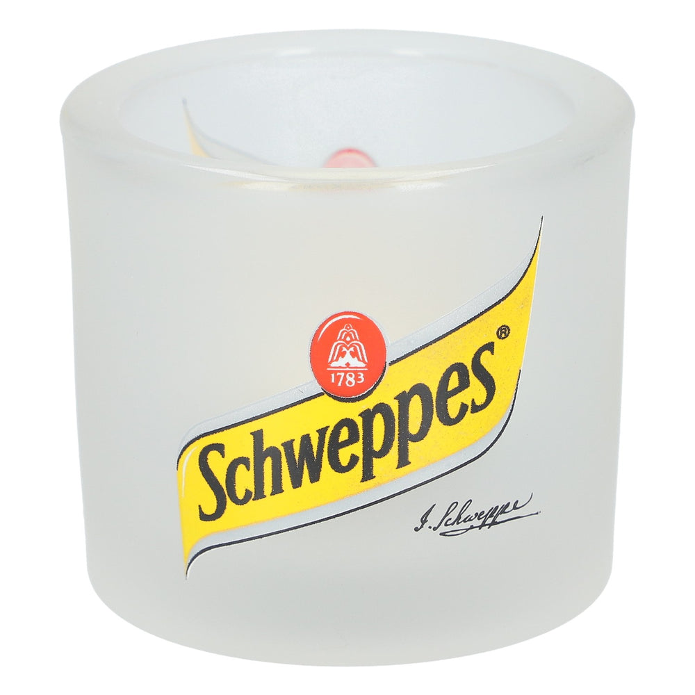 Schweppes Wind Light Tealight Holder Glass Holder Ambient Decoration Lounge