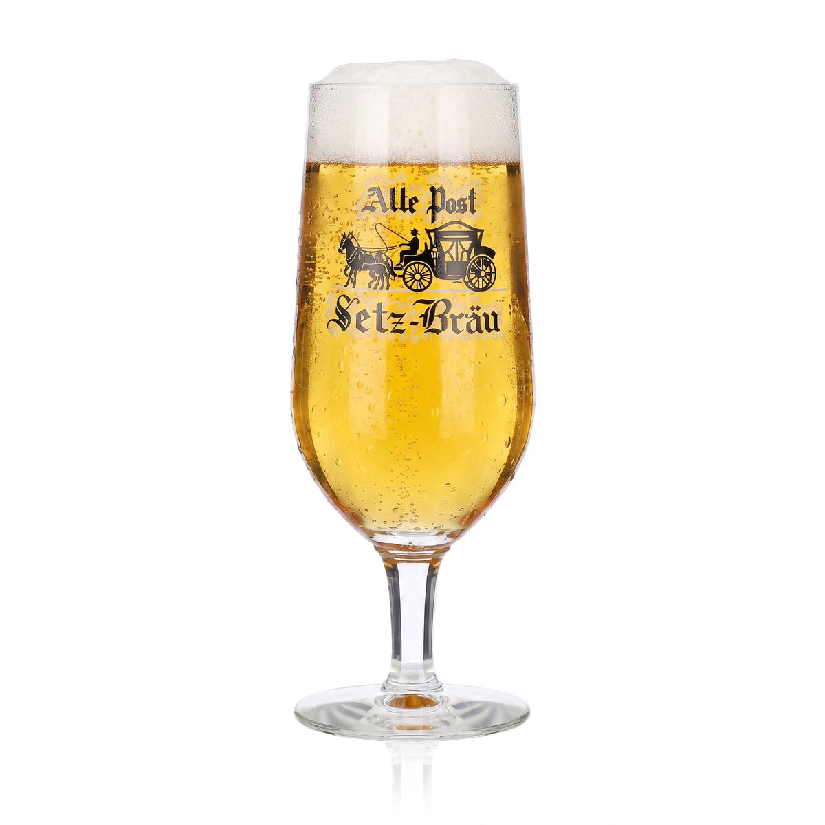 Setz-Bräu Beer Glass, 0.25 L, "Alte Post"