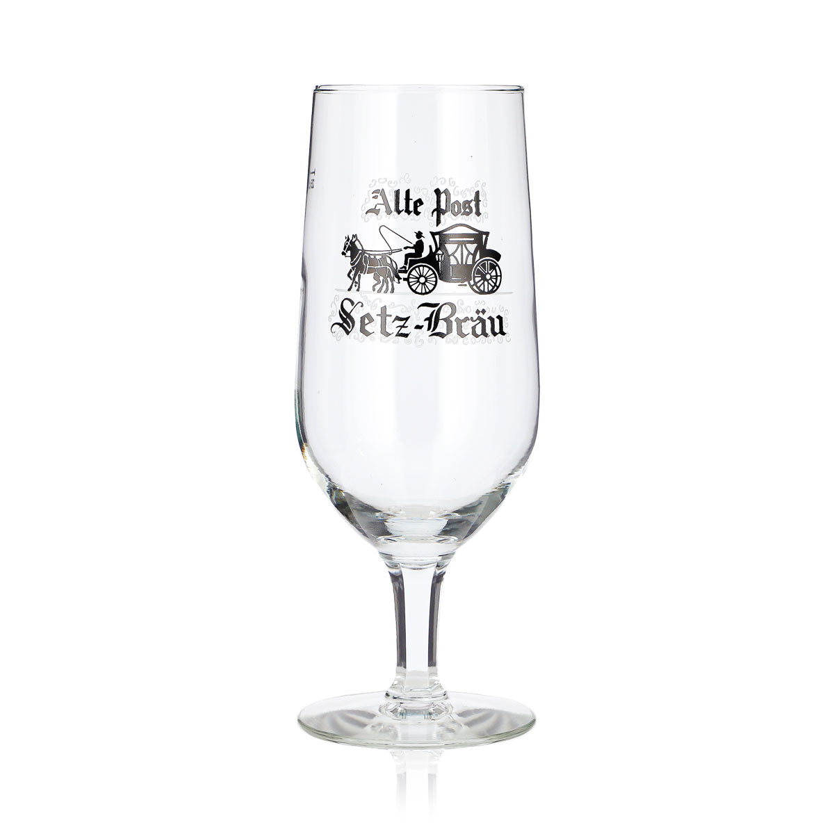 Setz-Bräu Beer Glass, 0.25 L, "Alte Post" – View 2