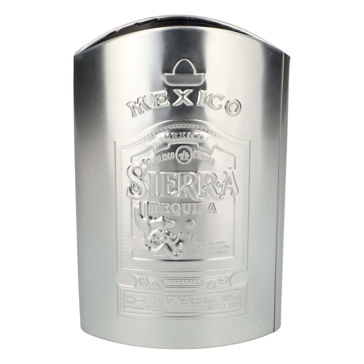 Sierra Tequila bottle cooler bottle holder silver drinks cooler insulated box – View 3