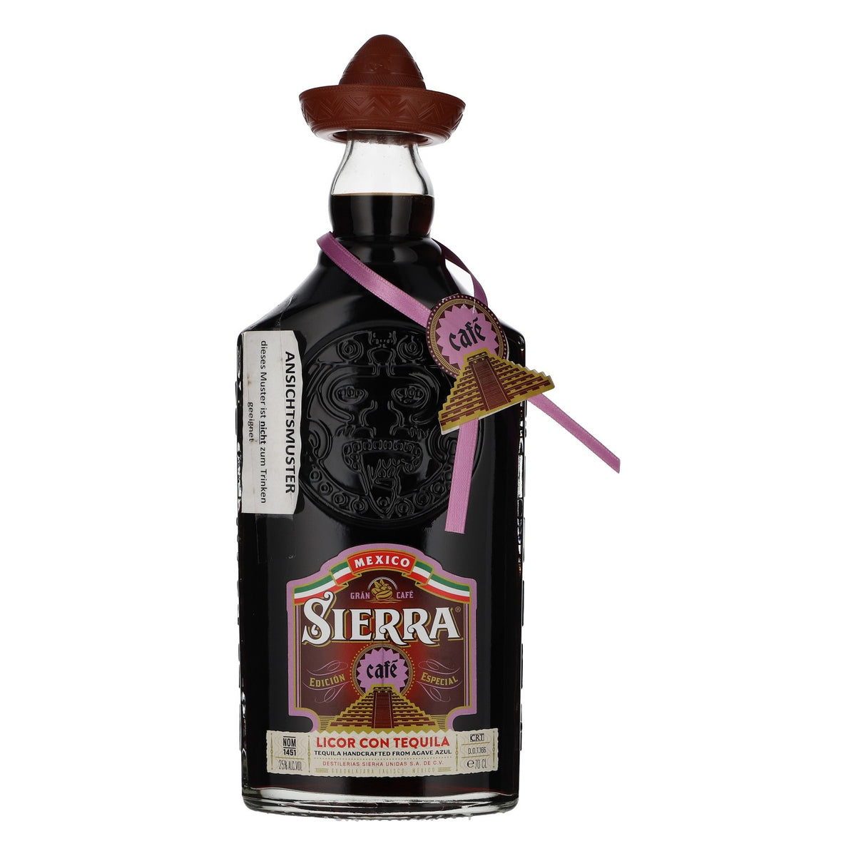 Sierra Tequila Liqueur Display Bottle Café 0.7 L
