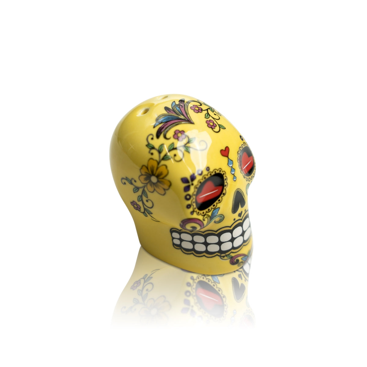 Sierra Tequila Salt Shaker Skull Pepper Mill Yellow Dias de los Muertes – View 4