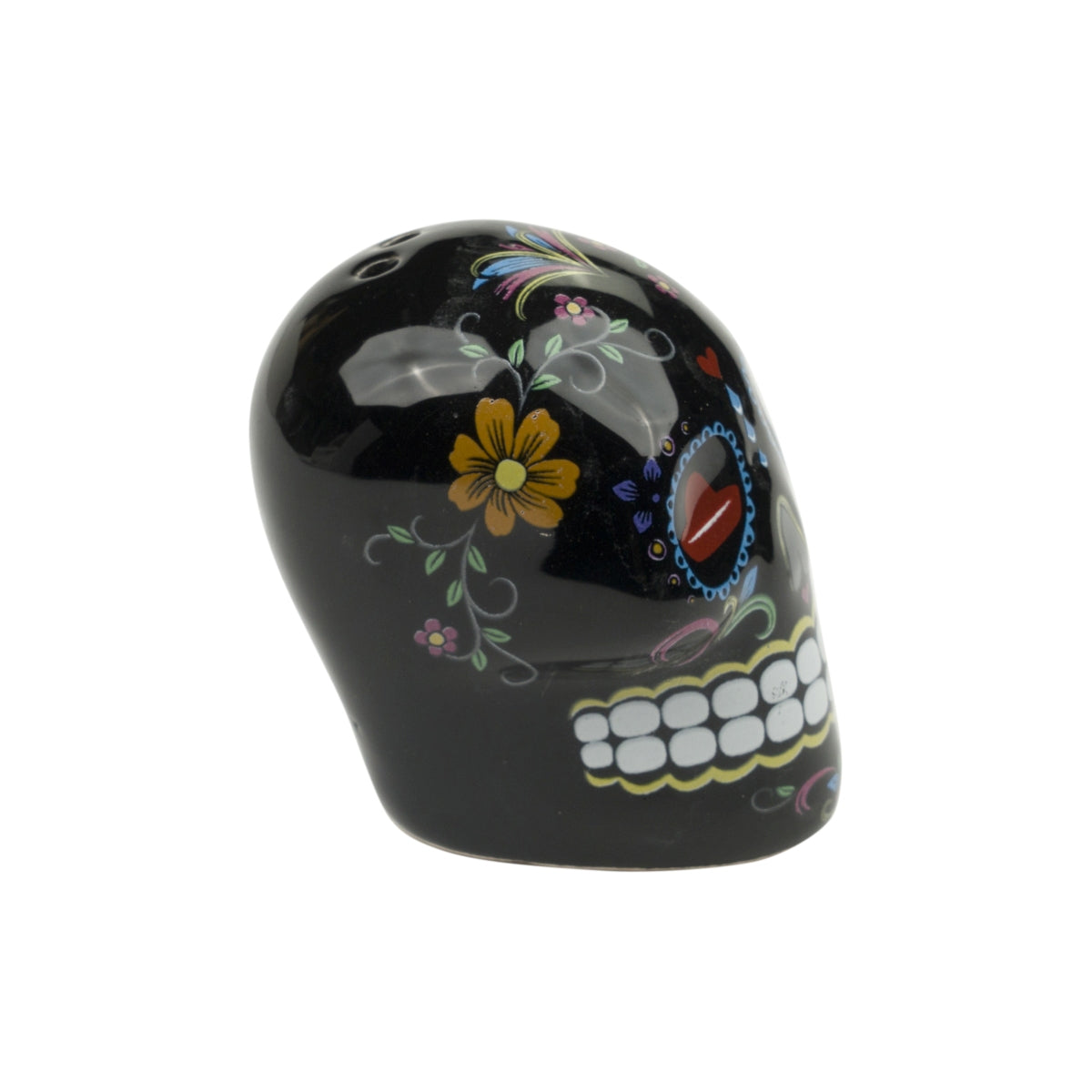 Sierra Tequila Salt Shaker Skull Pepper Mill Black Dias de los Muertes – View 3