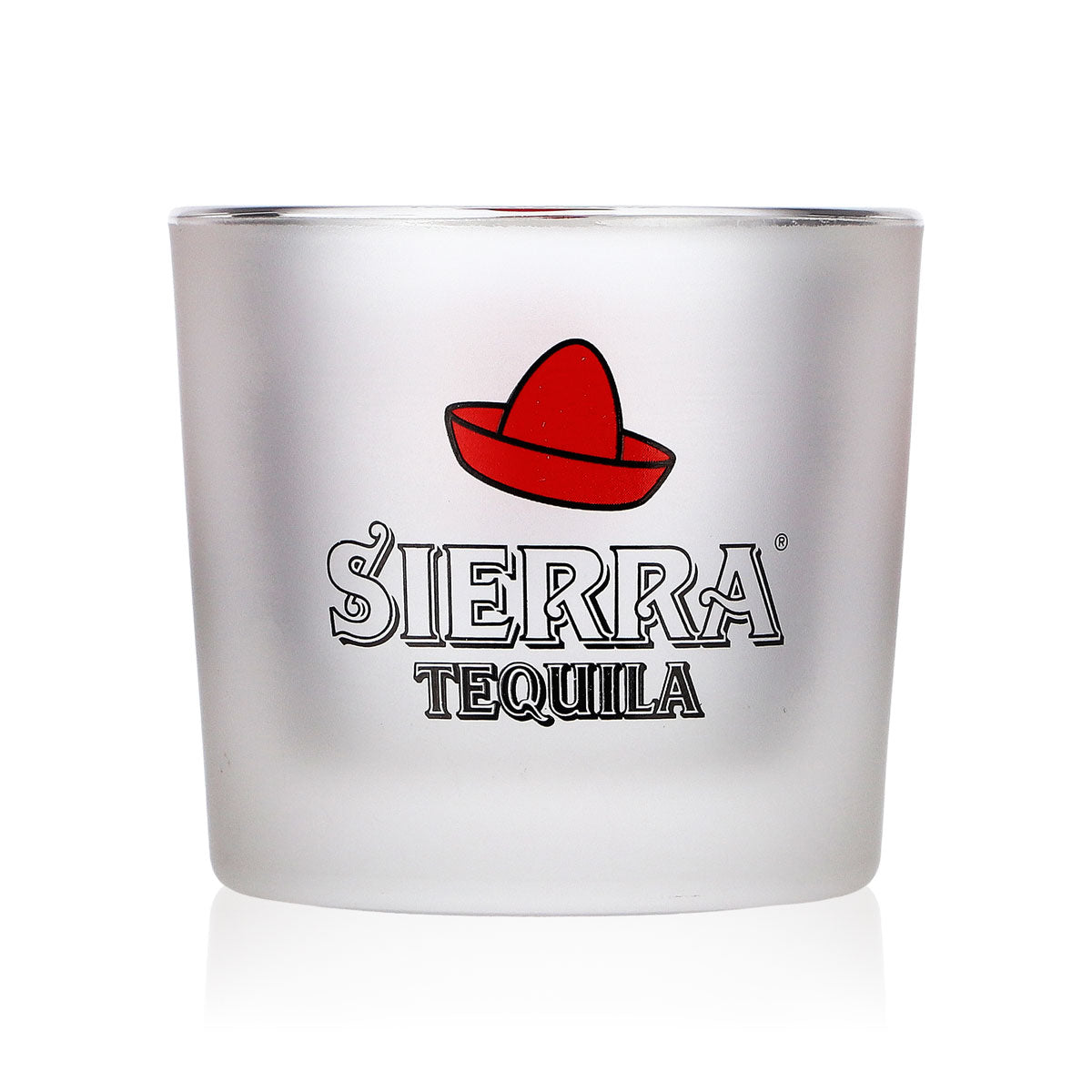 Sierra Tequila Tequila Glass Tealight Holder Satin-Finish Glass Lantern