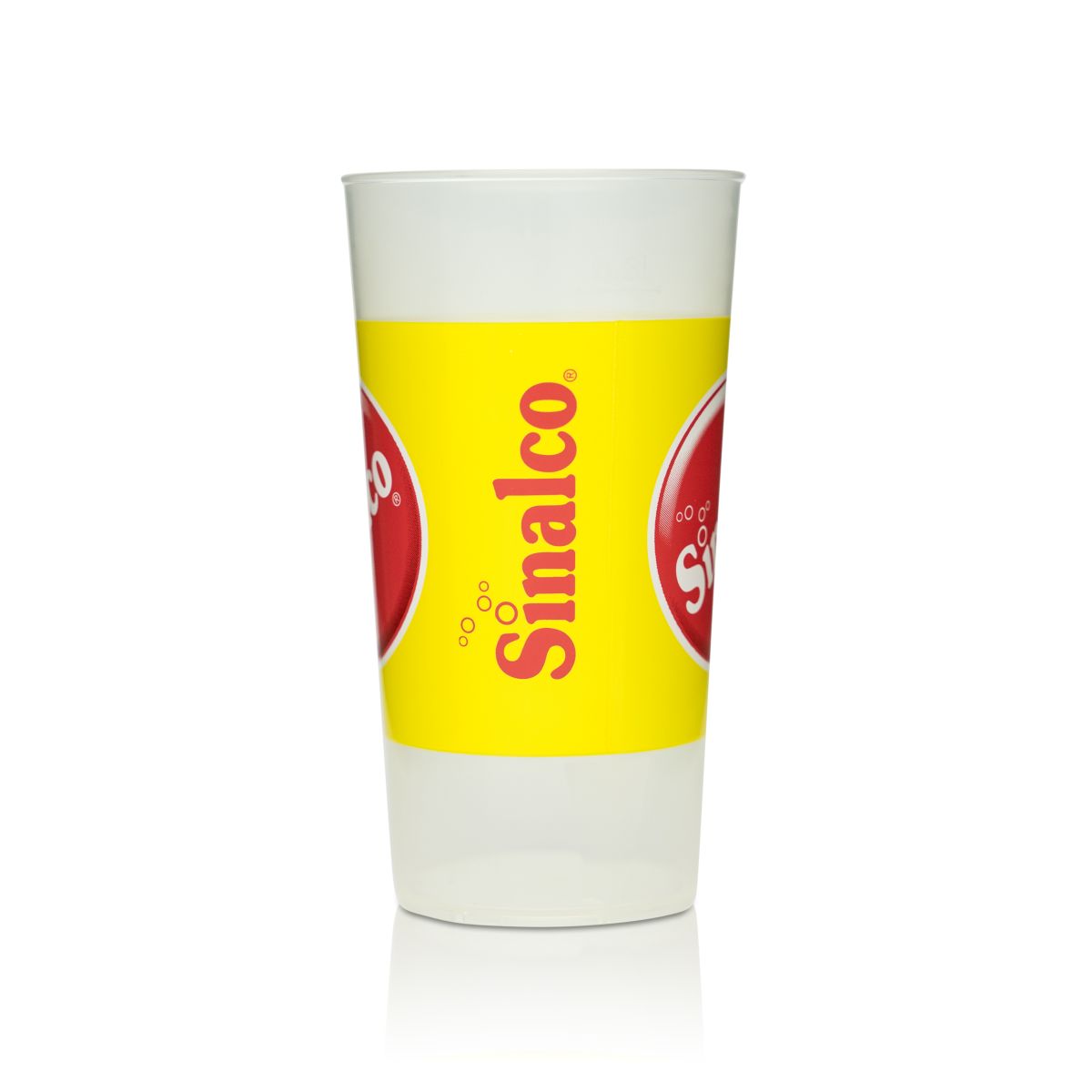 6x Sinalco plastic reusable cups glass 0.3l hard plastic glasses soft drink lemonade – View 3