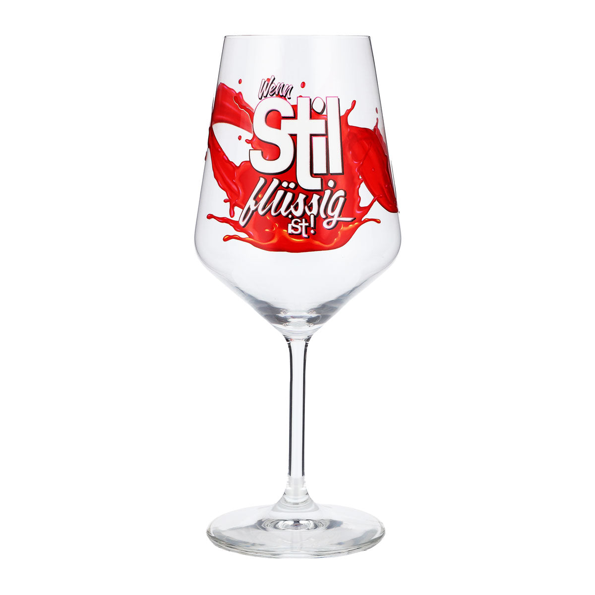 Sipply Summer Vibes aperitif glass with slogan "When style is liquid!" 0.5 l with transparency effect – View 5