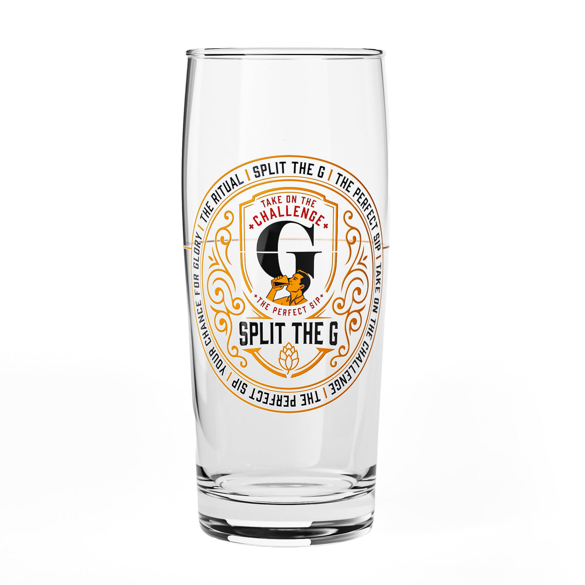 2 Sipply Beer Glasses SPLIT THE G The Perfect SIP 0.5 L The Social Media Trend – View 2