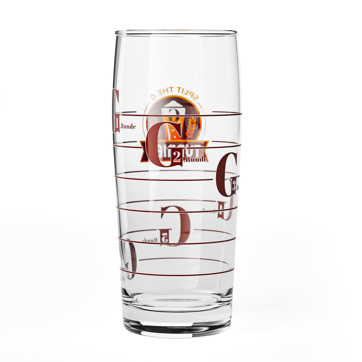 Sipply Beer Glass SPLIT THE G Tournament Willibecher 0.5 L - The Fun Social Media Trend – View 5