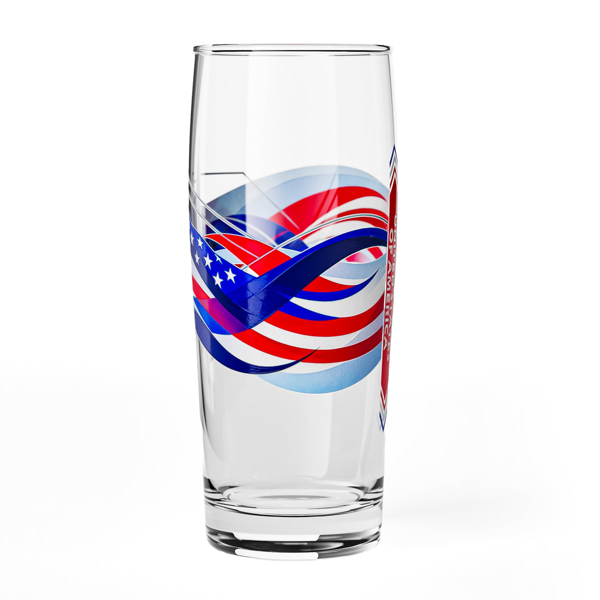 Sipply Willibecher Beer Glass, 0.5 L, Featuring Your Country's Flag: USA – View 5