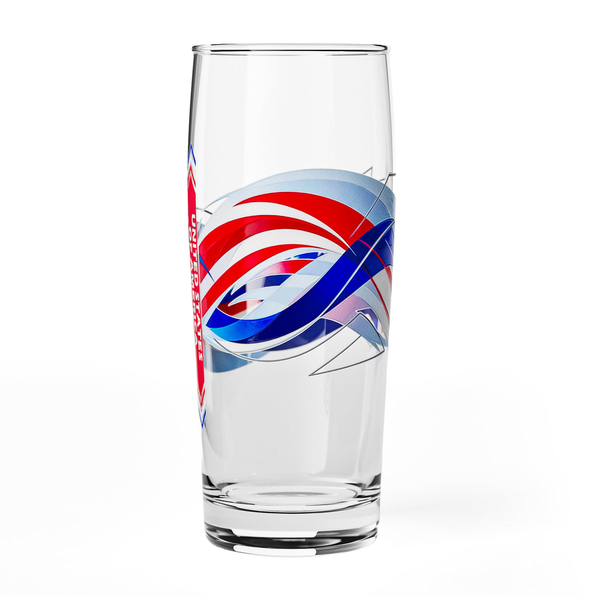 Sipply Willibecher Beer Glass, 0.5 L, Featuring Your Country's Flag: USA – View 6