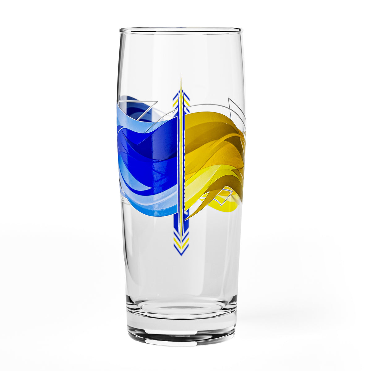 Sipply Willibecher Beer Glass, 0.5 L, Featuring the Flag of Bosnia and Herzegovina – View 7