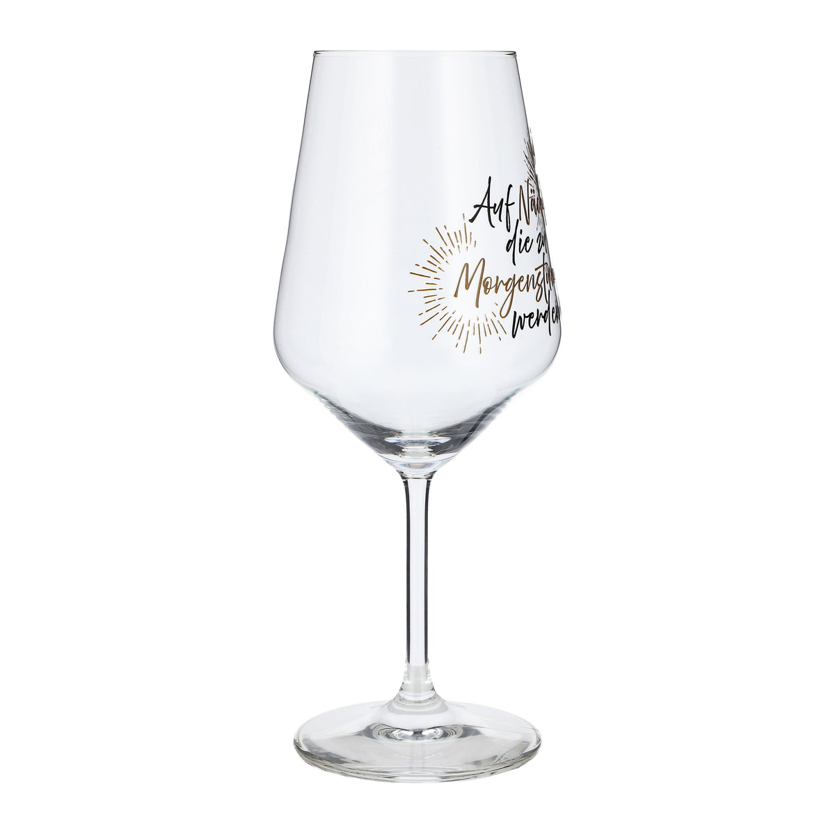 Sipply Wine Glass with Saying: "To nights that turn into mornings" 0.5 L – View 6