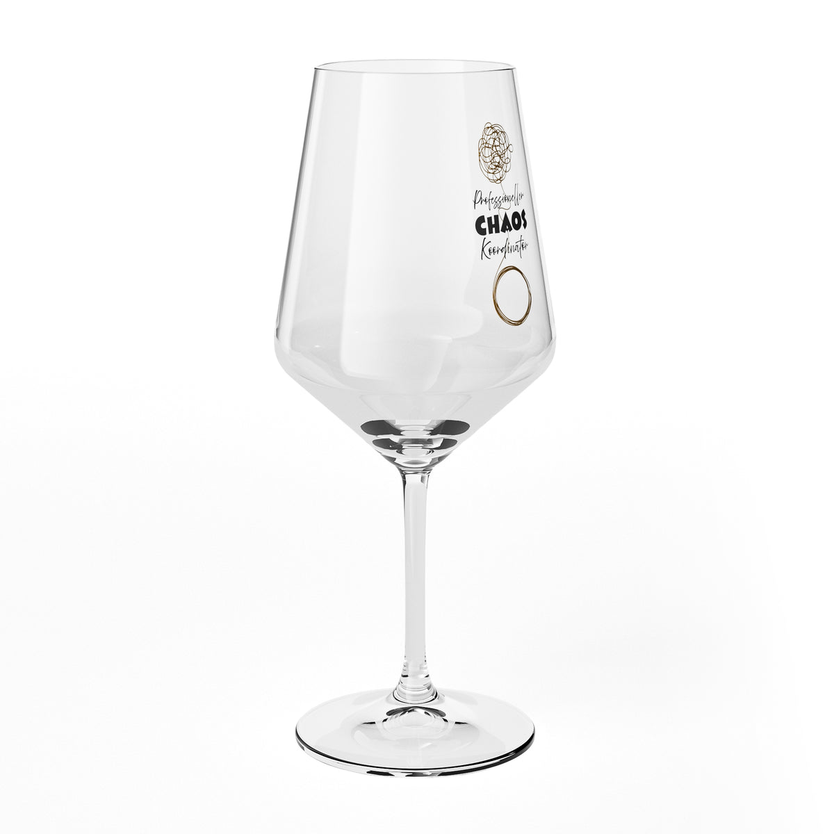 Sipply Wine Glass with "Chaos Coordinator" Saying, 0.5 L – View 6