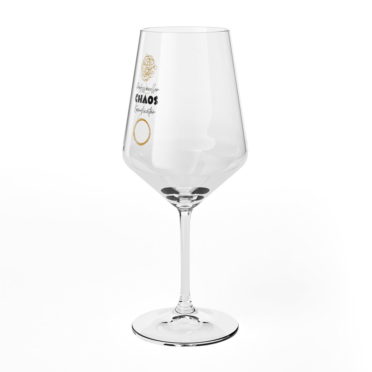 Sipply Wine Glass with "Chaos Coordinator" Saying, 0.5 L – View 7