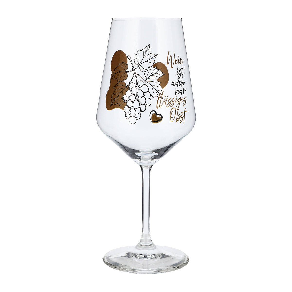 Sipply Wine Glass with "Liquid Fruit" Saying, 0.5 L – View 2