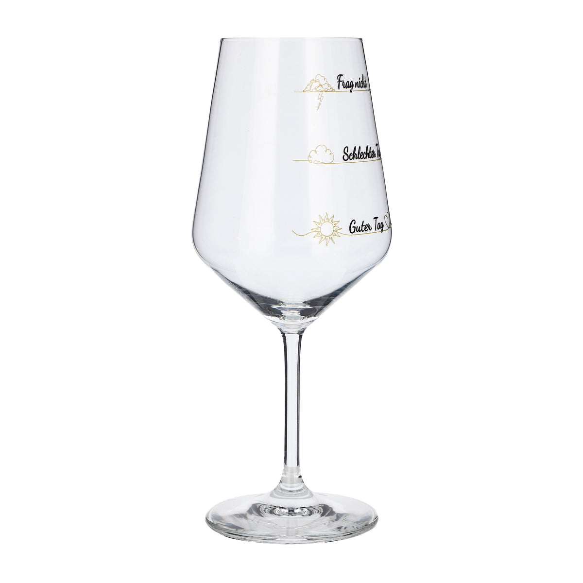 Sipply Wine Glass with Saying "Don't Ask" – Bad Day, Good Day – 0.5 L – View 6