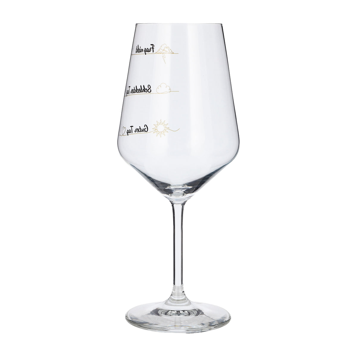 Sipply Wine Glass with Saying "Don't Ask" – Bad Day, Good Day – 0.5 L – View 7