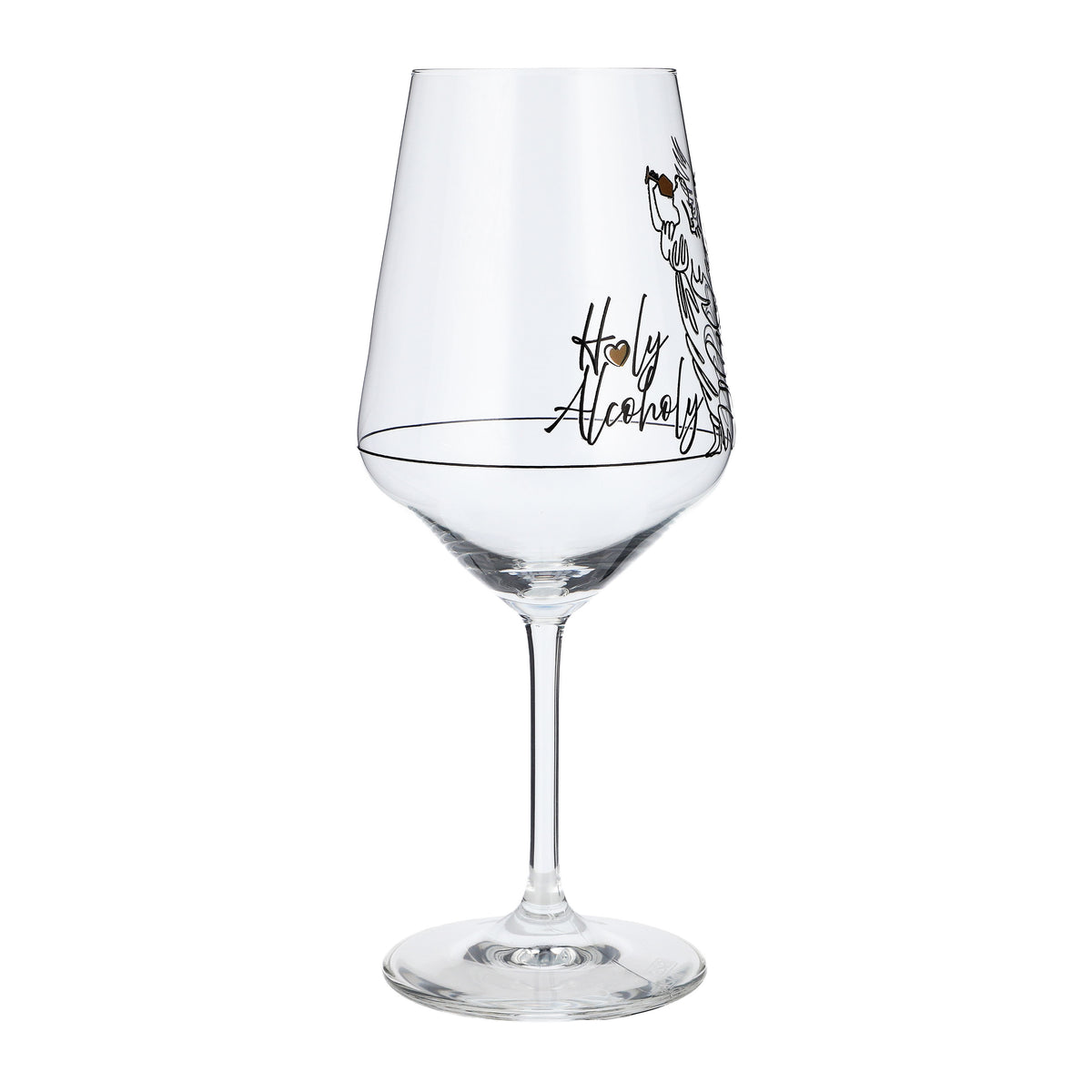 Sipply Wine Glass with "Holy Alcoholy" Saying, 0.5 L – View 6