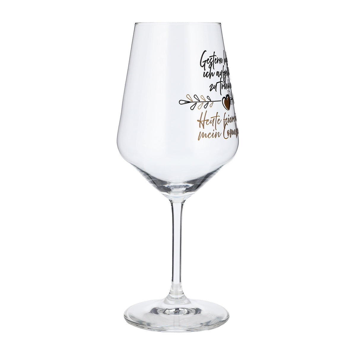 Sipply Wine Glass with "My Comeback!" Saying, 0.5 L – View 6