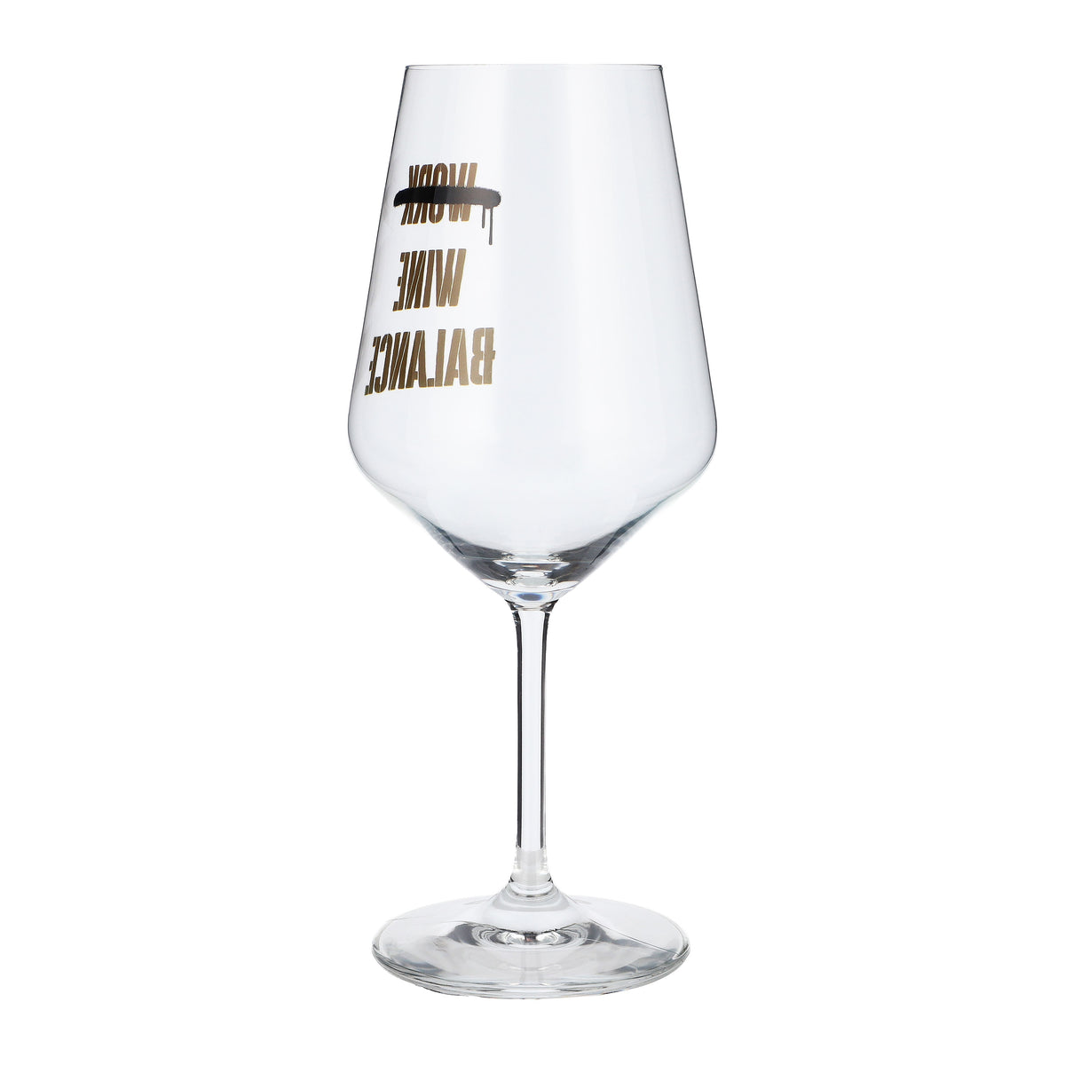 Sipply Wine Glass with "Work Wine Balance" Saying, 0.5 L – View 7
