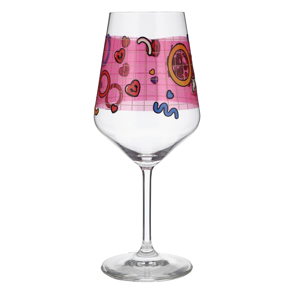 Sipply wine glass for Valentine's Day "I Love You" heart gift 0.5l with transparency effect – View 7