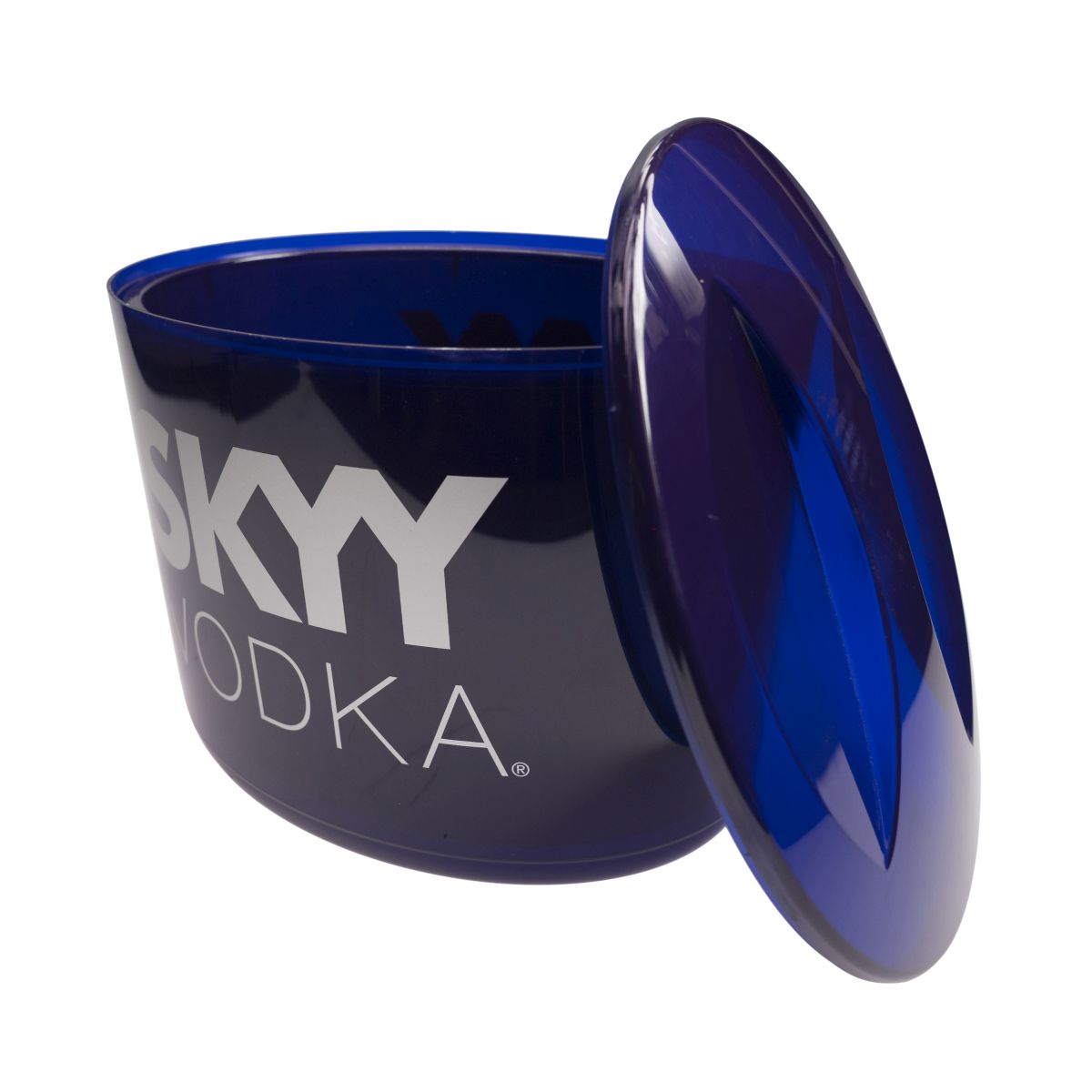 Skyy Vodka Ice Box 10L Bottle Cooler with Lid Beverage Cooler Ice Cube Tray – View 3