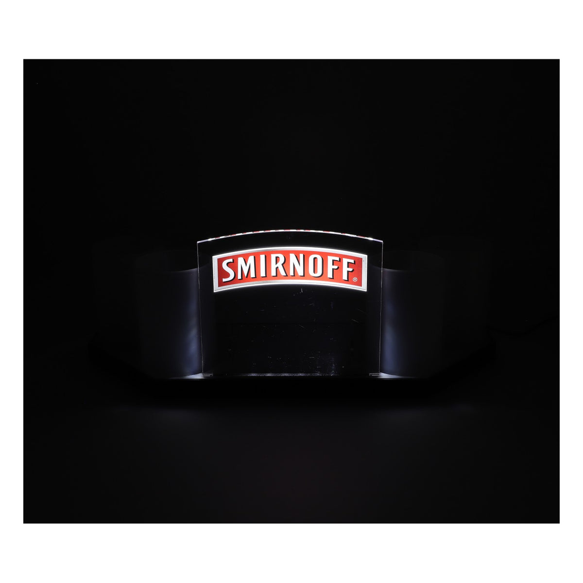 Smirnoff Vodka LED Barcaddy Bar Accessories Display Stand with Red Lettering – View 6