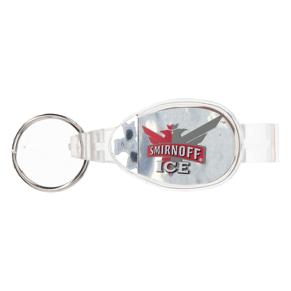 Smirnoff Vodka Keyring Ice Bottle Opener LED Lighting