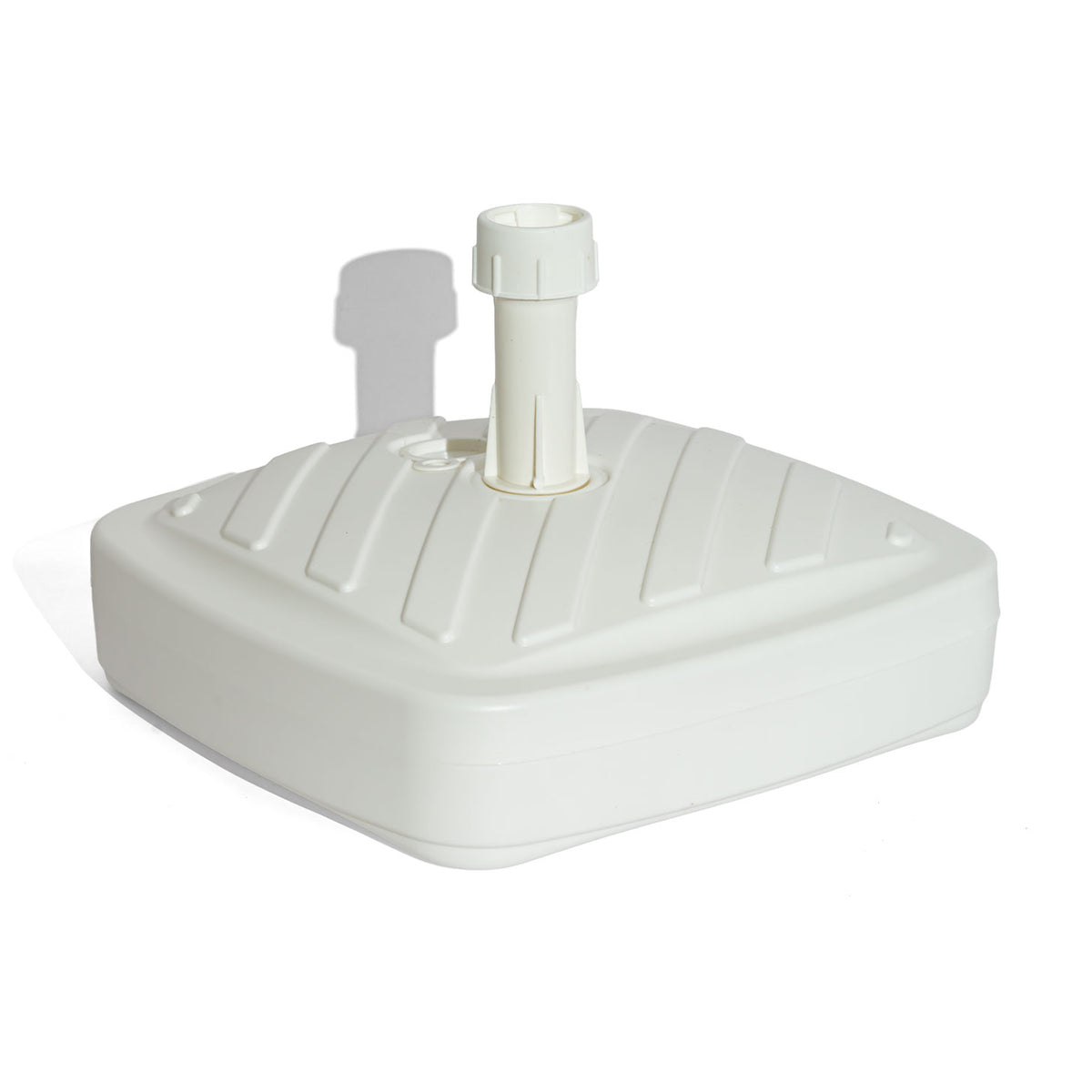 Parasol stand Parasol holder Water-fillable White 4cm diameter – View 3