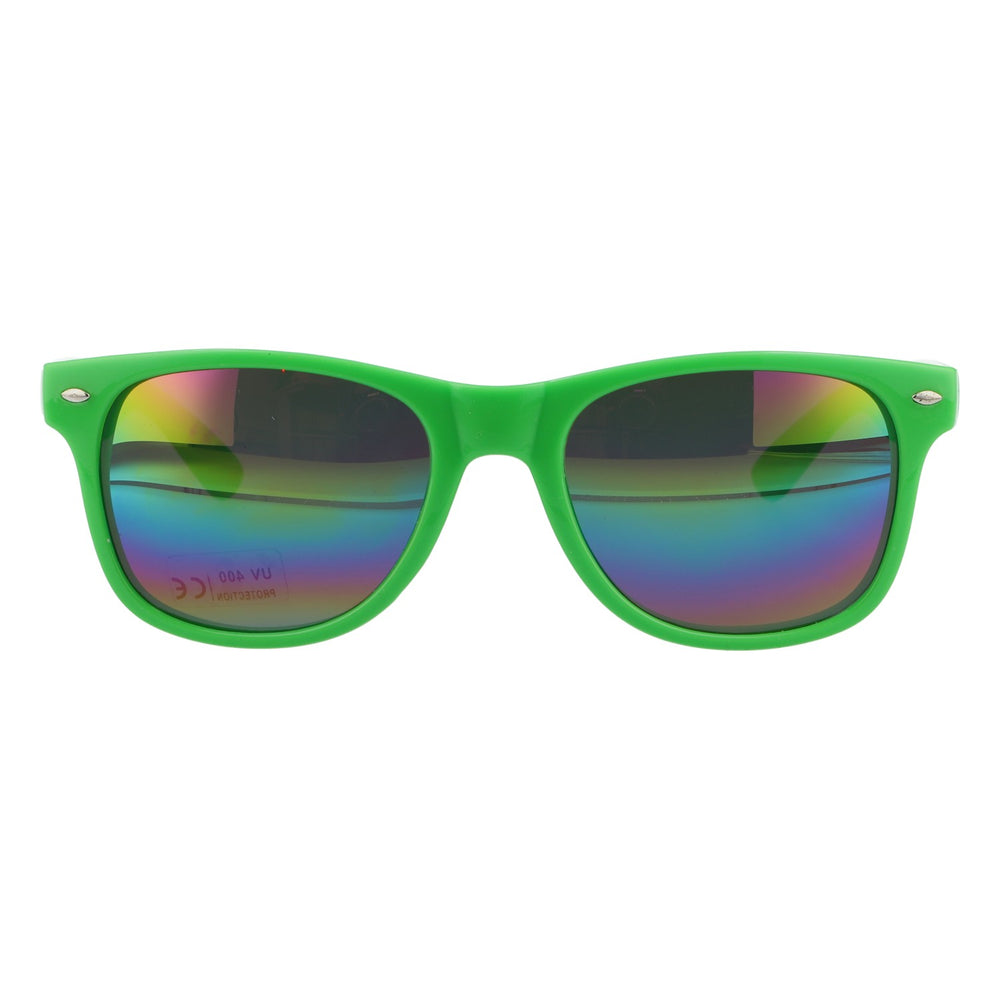 Sourz Sunglasses, Green Mirrored Lenses, UV 400 - Party and Festival Accessory