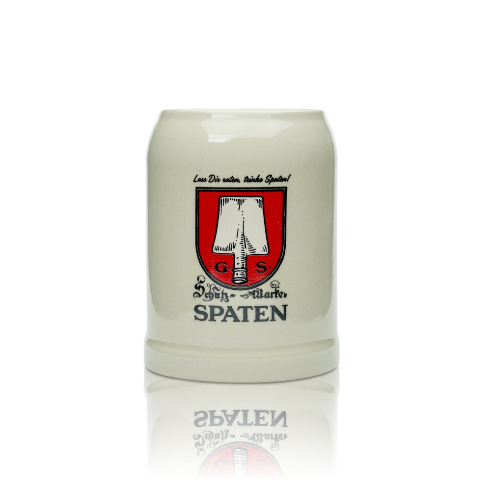Spade beer glass clay mug 0.5 l Classic beer mug tankard glasses Collectors' item
