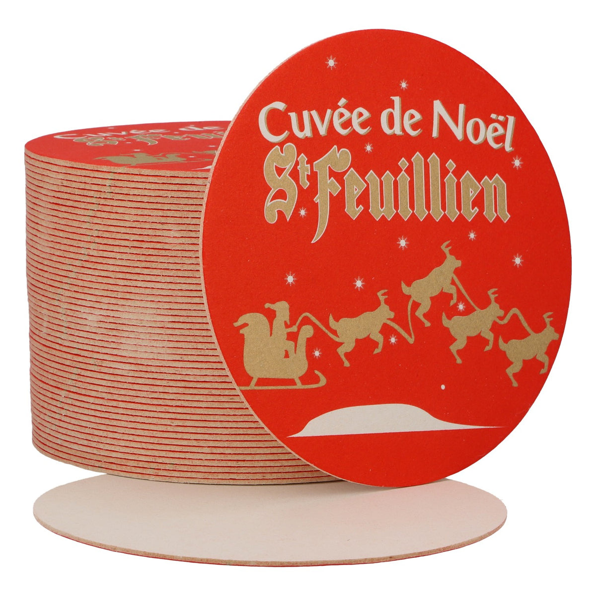 St. Feuillen Beer Beer Coaster Coaster New Paper Red Coaster Glass Coaster