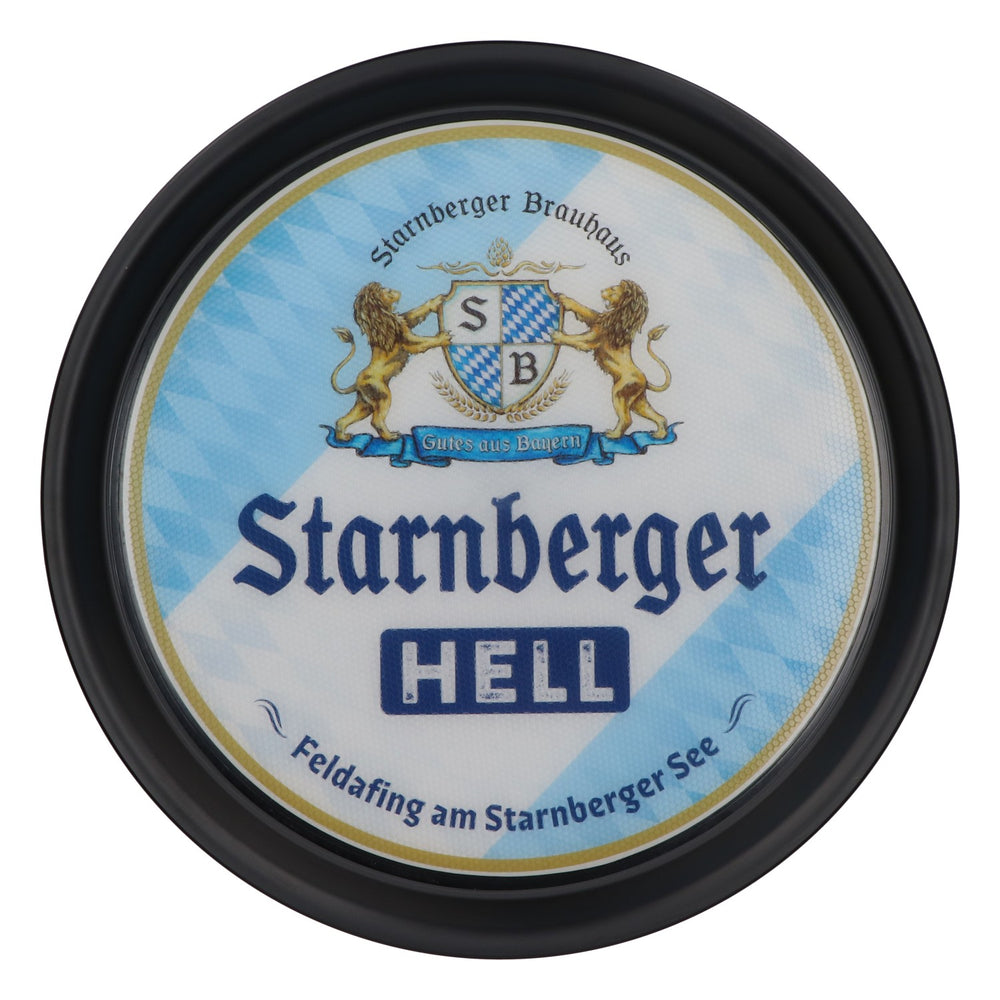 Starnberger Brauhaus Beer Tray, 37 cm, Rubberized Bottom, New, Plastic, Black