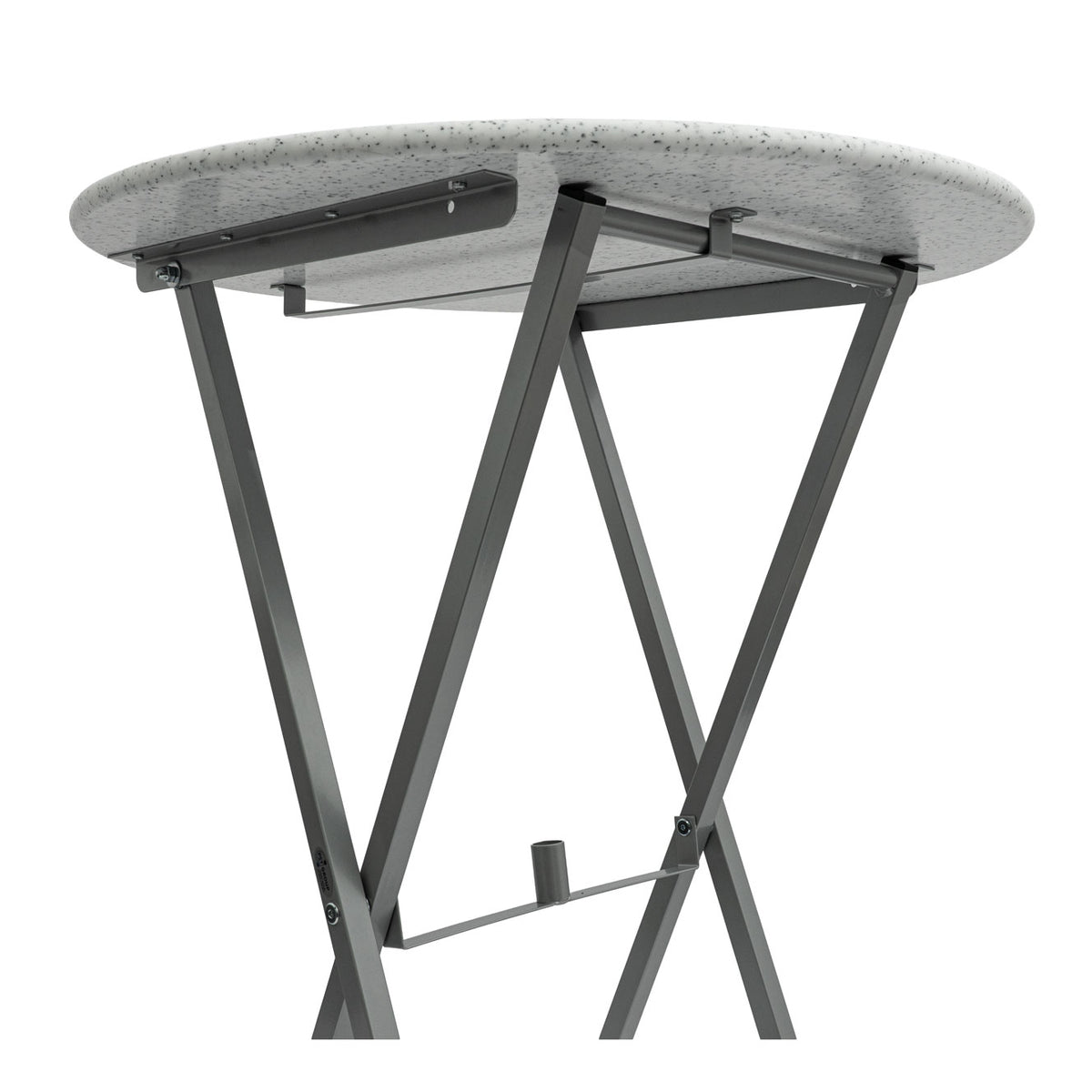 Foldable, indestructible bar table with umbrella holder, bistro table, 115 cm – View 3