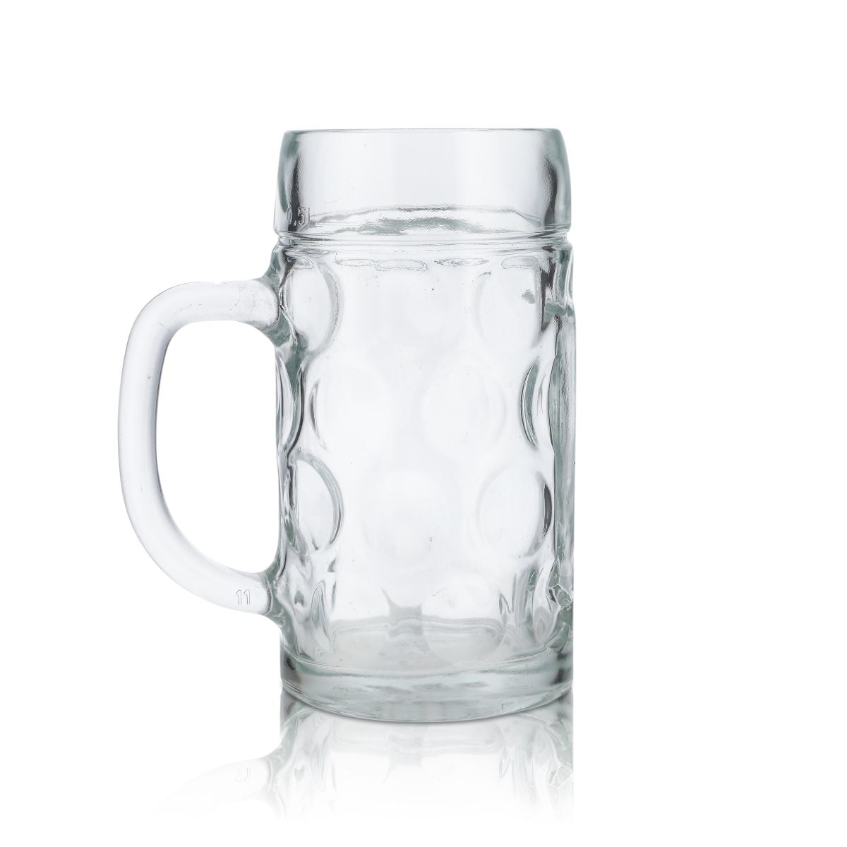 6 x 0.5 L Stölzle Isar Seidel Oberglas Beer Glass with Dots – View 4