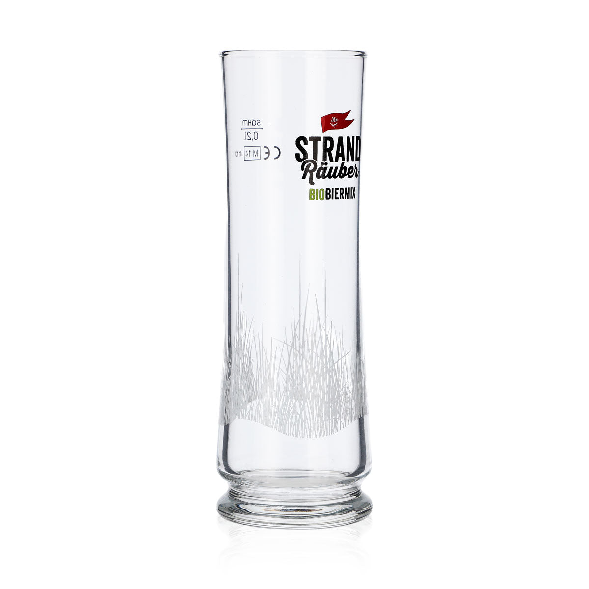 Störtebeker 0.2 l Strandräuber glass – organic beer mix glass with motif and calibration mark – View 2