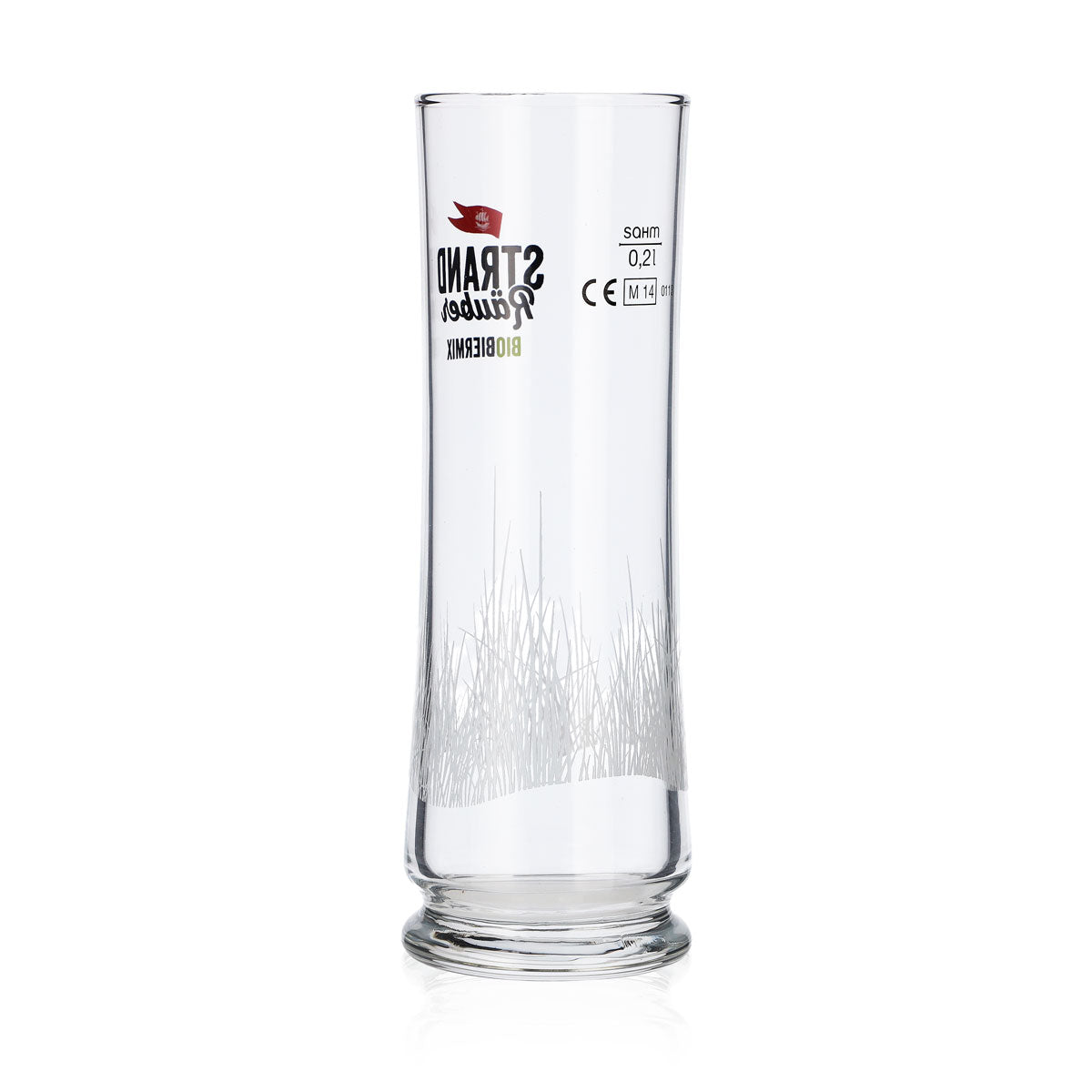 6x Störtebeker Strandräuber glass 0.2l organic beer mix stick cup glass with oak mark – View 6