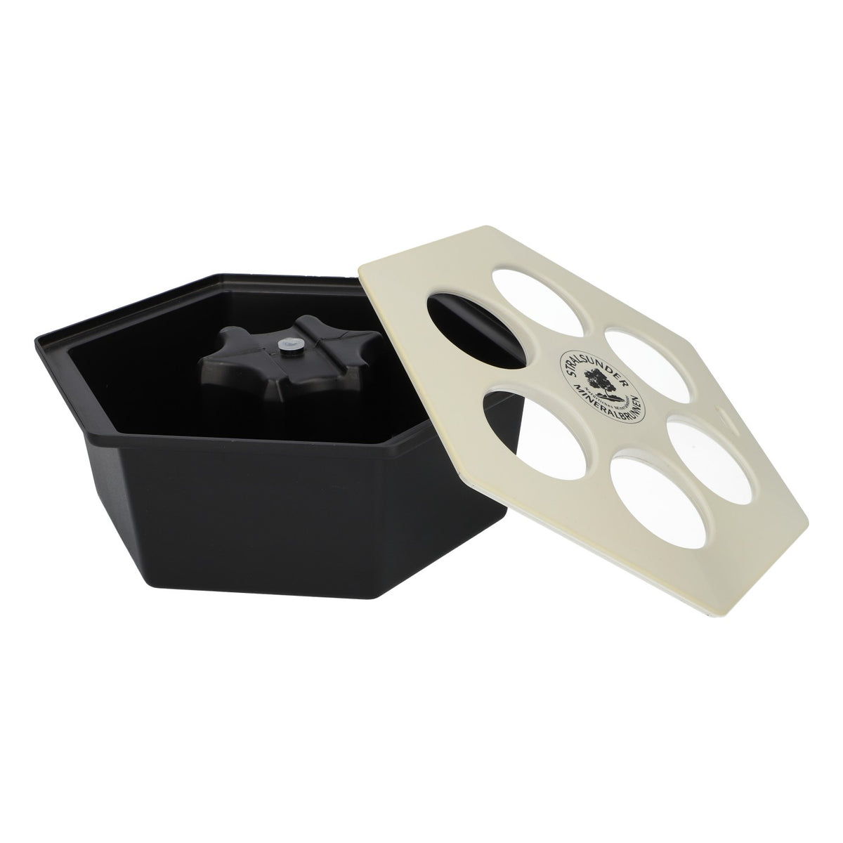 Stralsund Beer Bottle Cooler Conference Cooler Hexagonal Black – View 3