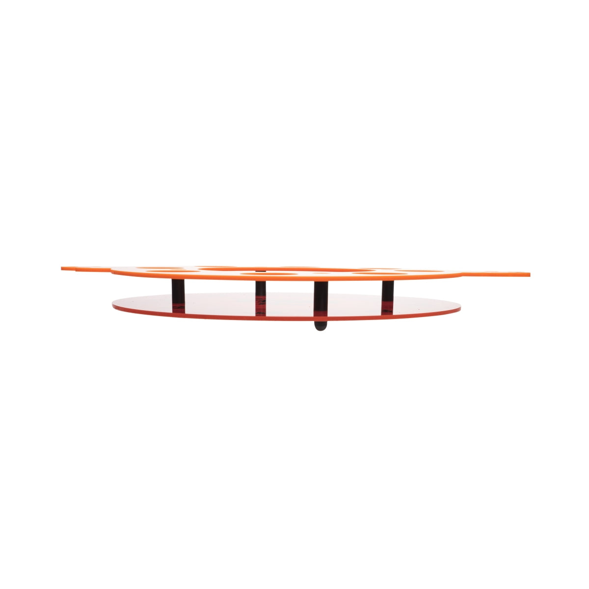 Straw Rum Tray Shot Glasses Serving Tray Fire Ring orange – View 3