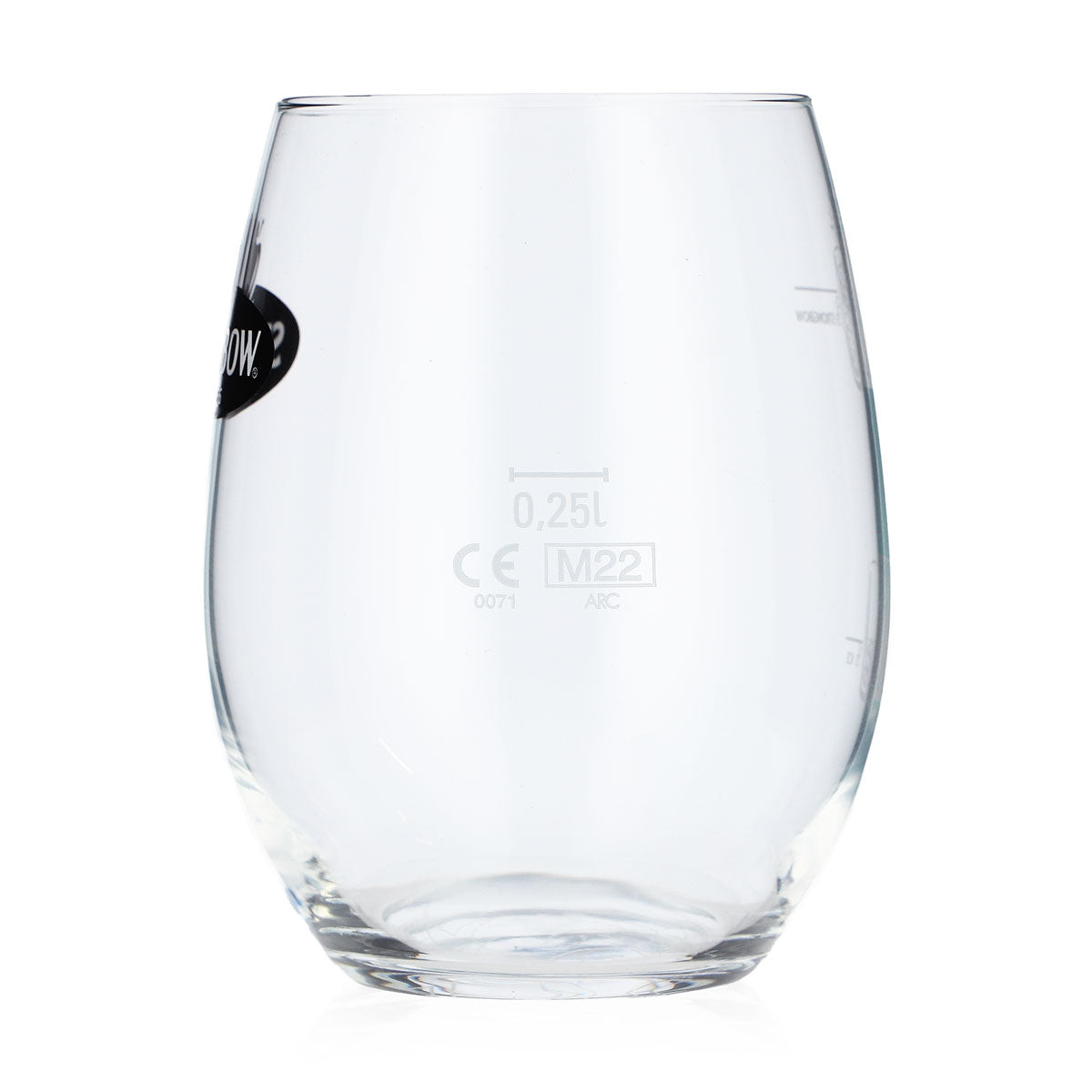 Strongbow Cider Glass, 0.25 L Tumbler, Black Logo, Whiskey Glass, Old Fashioned – View 4