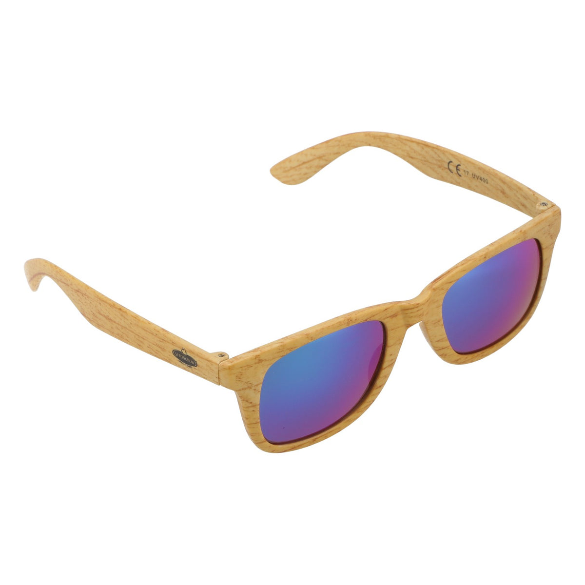 Strongbow Cider Sunglasses Party Glasses Wood Look Mirrored UV 400 – View 3