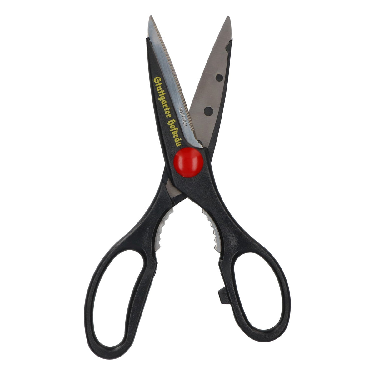 Stuttgarter Hofbräu Beer Scissors Household Scissors Black with Imprint
