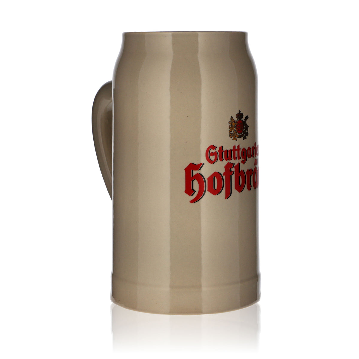 Stuttgarter Hofbräu glass 1.0 l stoneware mug Humpen Bavaria Seidel Brewery – View 2