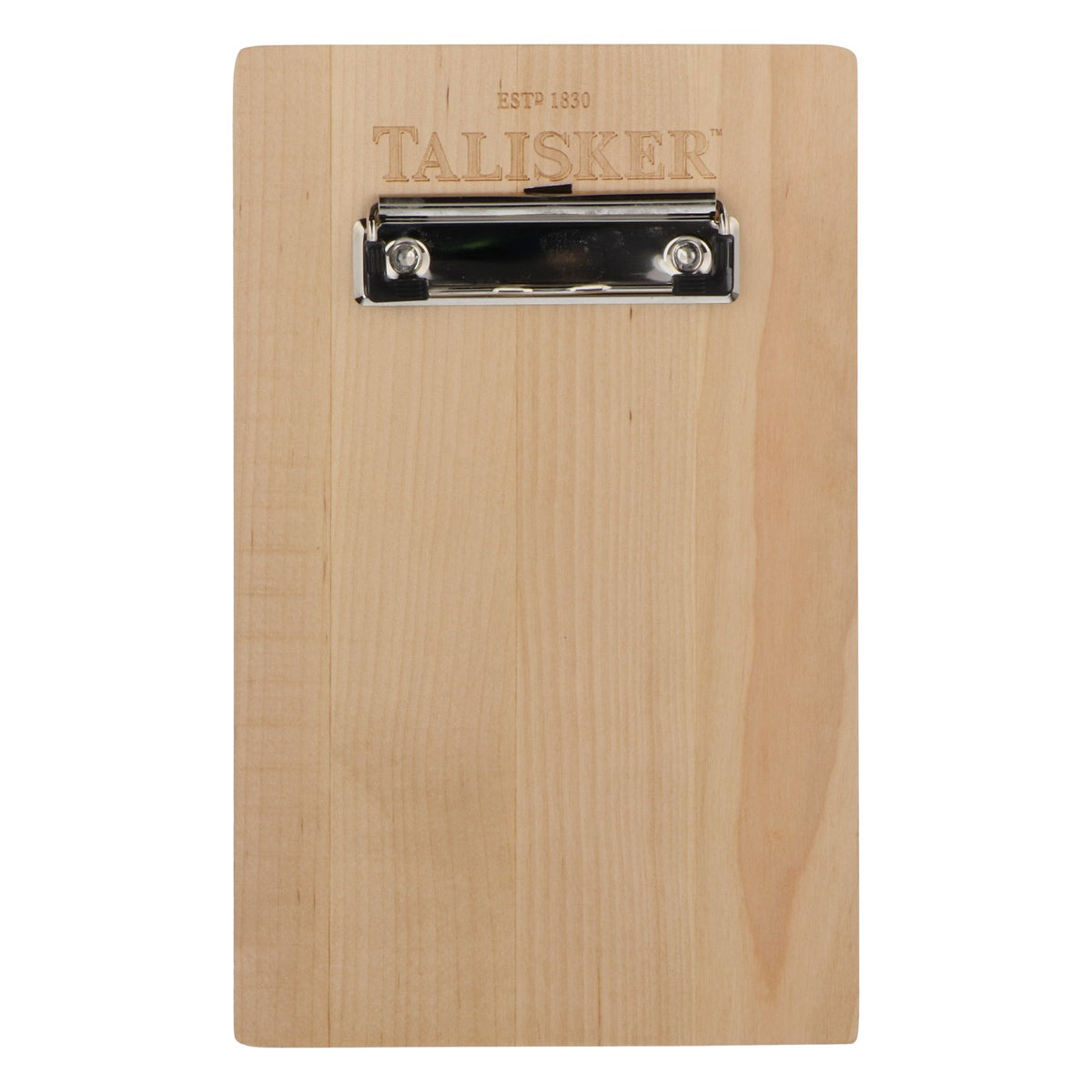 Talisker Whiskey Menu Holder Clipboard Menu Card Holder Wood