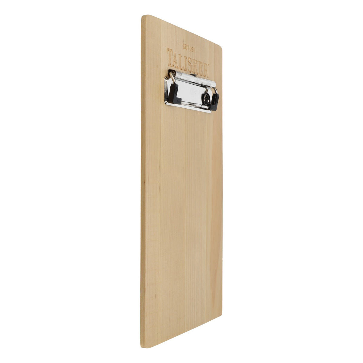 Talisker Whiskey Menu Holder Clipboard Menu Card Holder Wood – View 3